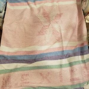 Vintage made in Mexico blanket 100% cotton